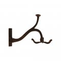 Cast Iron Metal Wall Mount Rotating Swivel Hook Spinning Coat Hanger Hat Holder 
