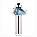 Uxcell Chamfer Router Bits 1 2-inch Shank With 45 Degree Cutting Length Edge Forming Cutter Tungsten Carbide Tip For