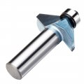 Uxcell Chamfer Router Bits 1 2-inch Shank With 45 Degree Cutting Length Edge Forming Cutter Tungsten Carbide Tip For