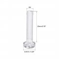 Uxcell M4x20mm Plastic Screws Pc Transparent Acrylic Phillips Cross Pan Hand Tighten Screw 50pcs