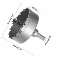 Uxcell 80mm Carbide Hole Cutter Tct Saws For 2mm Stainless Steel Sheet Metal