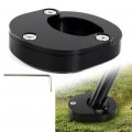 Motorcycle Side Stand Enlarger Fit For 2023 2022 2021 Drz400s Drz400sm 1999-2023 Kickstand Shoes Extension Plate Black 