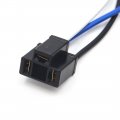 Uxcell H4 Bulb 3 Wire Car Vehicle Headlamp Fog Light Wired Harness Socket Connector