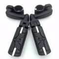 Smt Motorcycle Black 360 Adjustable Peg Mounting Kit Eagle Hawk Style Footrest For Yamaha V-star Roadstar Suzuki Boulevard