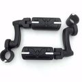 Smt Motorcycle Black 360 Adjustable Peg Mounting Kit Eagle Hawk Style Footrest For Yamaha V-star Roadstar Suzuki Boulevard