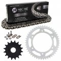 Niche Drive Sprocket Chain Combo For Bmw F650 Aprilia Pegaso 650 Front 16 Rear 47 Tooth 520v O-ring 110 Links