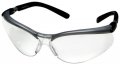 3m Anti-fog Safety Glasses Silver Black Frame Clear Lens 