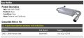 Rear Muffler Compatible With 2003-2006 Pontiac Vibe Base Awd 1 8l 4-cylinder 1zz-fe