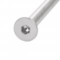 Uxcell M3x50mm 304 Stainless Steel Flat Head Hex Socket Screws Fasteners Din7991 60pcs