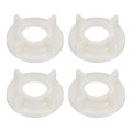 4 Pcs Faucet Mounting Lock Nut G1 2 Abs Plastic Sinks Parts Winged Locknuts Replacement For Kitchen Bathroom Faucet 