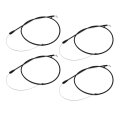 Engine Control Cables For Raisman 80 45 118 Presence Cord Pack Of 4 53 75 Inner Cable 40 In Conduit Replaces Mtd Cub Cadet 946 