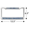 Seton Hall University School Logo Full Size Standard License Plate Metal Frame