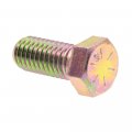 Hex Head Cap Screws Grade 8 7 16 In 14 X 1 Yellow Zinc Alloy Steel 10 Pack Model 
