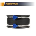 Powertec 70281 6 Inch Dust Control Flex Cuff With Adjustable Key Hose Clamps Connector Rubber Coupler For Woodworking