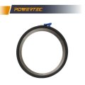 Powertec 70281 6 Inch Dust Control Flex Cuff With Adjustable Key Hose Clamps Connector Rubber Coupler For Woodworking