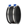 Powertec 70281 6 Inch Dust Control Flex Cuff With Adjustable Key Hose Clamps Connector Rubber Coupler For Woodworking 