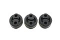 Red Hound Auto 3pc Exhaust Insulators Compatible With Chevrolet Ford Honda Toyota Malibu Escape Accord Civic Camry Corolla And