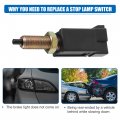 X Autohaux Brake Light Switch Stop Lamp For Toyota Camry 84-91 Mazda Miata 90-05 Mitsubishi Lancer 02-17 No Mb435457 B00166490