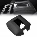 Secosautoparts Black Leather Center Console Lid Armrest Cover Replacement Fit For Chevy Silverado Gmc Sierra 2014 2015 2016