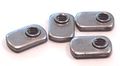10-32 Tab Weld Nuts Offset Hole Design Steel Plain 1000 Pc Carton 