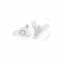 Uxcella M5 Thread 304 Stainless Steel Thumb Wing Hand Bolt Screws 5pcs
