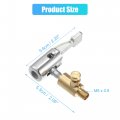 Uxcell Auto Air Chuck Tire Inflator Hose Adapter Locking With Valve Thread For Portable Pump