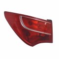 Left Tail Light Assembly For 2013 To 2016 Hyundai Santa Fe Driver Side Led Rear Lamp With Clear Lens And Polished Finish Part 