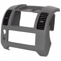 Ecotric Front Center Dash Console Compatible With 2005-2016 Nissanier Front Instrument Panel Lid Bezel Dashboard Cover