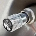 Tricktoppers Polhed Silver Billet Knurled Aluminum Tire Wheel Valve Stem Dust Caps For Cars Trucks Trailers Suv S Rv S