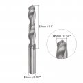 Uxcell Solid Carbide Drill Bits 5mm C2 K20 Tungsten Jobber Straight Shank Drilling Tool For Stainless Steel Aluminum Iron Metal