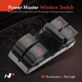 A-premium Master Power Window Switch Compatible With Volkswagen Golf 2010-2014 Gti 2007-2014 Jetta 2005-2018 Passat 2006-2018
