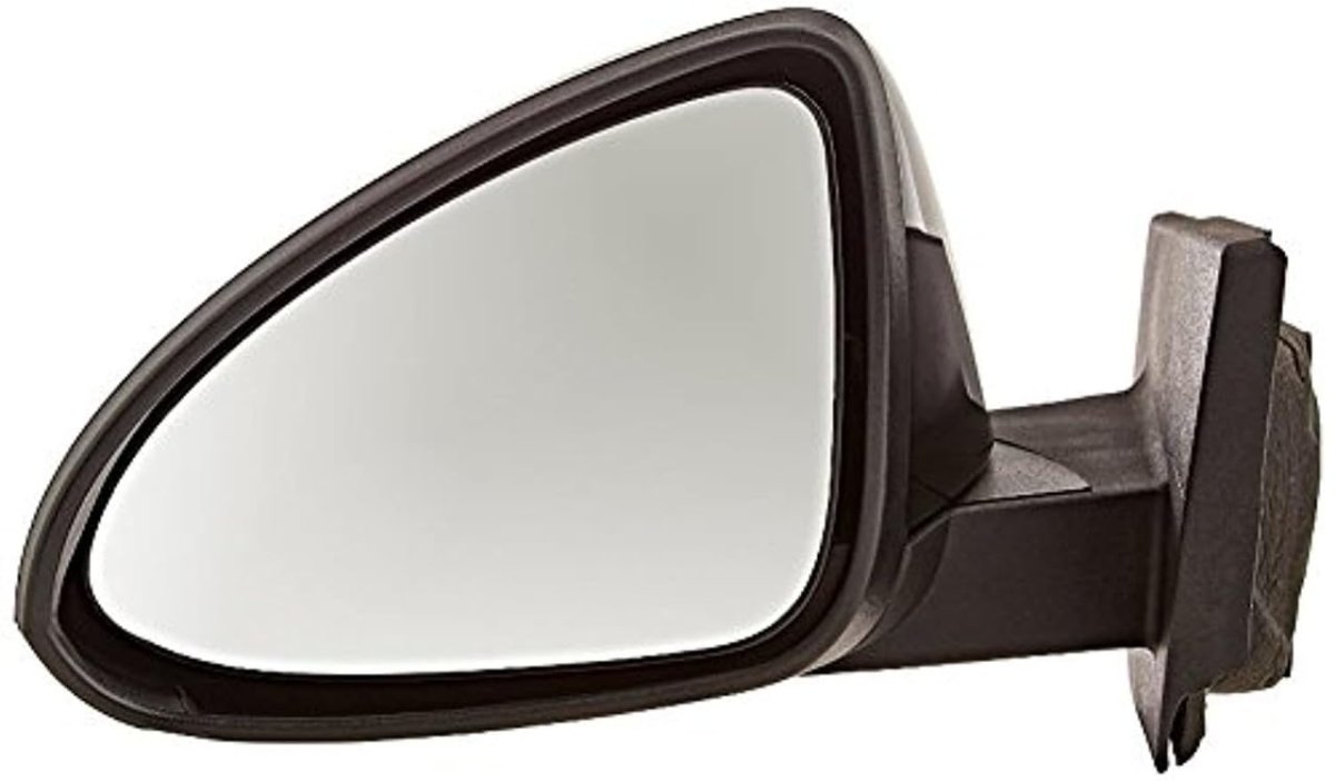 Aftermarket Fits 13-15 Chev Spark Left Driver Mirror Power Unpainted Black No Heat Or Signal