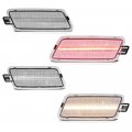 Full Led Front Amber Rear Red Side Marker Lights For 2012-2017 Audi A7 S7 Rs7 Chrome Lens Clear 4 Piece Set 