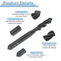 Spiral Flute Thread Taps 1 4-28 Unf 2b Machine Threading Tap Bit Nitrided Coated Screw Tapping Repair Tool M2 High-speed Steel