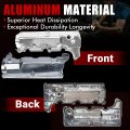 Aluminum Valve Cover Set For 2001 2002 2003 2004 2005 Ford Explorer Sport Ranger Mercury Mountaineer 4 0l 1l2z6582ca 4l5z6582ja