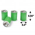 Rainbow Trout Fishing 6 Valve Stem Caps For Tire Rim Wheel Aluminum Green