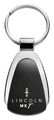 Lincoln Mkt Black Tear Drop Auto Key Chain 