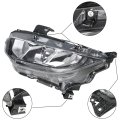 1pc Replacement For Honda Civic 2016-2020 Left Side Headlight Headlamp Assembly Halogen With Drl Chrome Housing Ho2503173