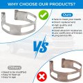 3 In 76 1mm Stainless Exhaust Tacking Band Clamp On For Welding Fabrication Silver Steel Systems