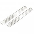 Sizver Exclusive 2pcs Stainless Steel Door Step Sill Plate For 2015-2018 Ford F-150 Regular Super Cab Only 