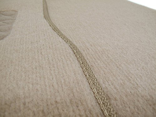 Primetrendz Tm Universal Carpet Floor Mat 4 Pc In Beige