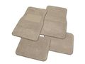 Primetrendz Tm Universal Carpet Floor Mat 4 Pc In Beige