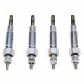 Fridayparts 4 Pcs Glow Plug 15221-65516 1522165516 Compatible For Kubota L5 M4500 L235 L245 M4950 L185 L275 New Holland L455