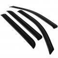 Aintier Side Window Deflectors Sun Rain Guards Set Fit For 2014-2018 Chevy Silverado 1500 4 Pcs Black