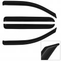 Aintier Side Window Deflectors Sun Rain Guards Set Fit For 2014-2018 Chevy Silverado 1500 4 Pcs Black