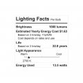 Ge Reveal 2-pack 85 W Equivalent Dimmable Color-enhancing Br40 Led Light Fixture Bulbs