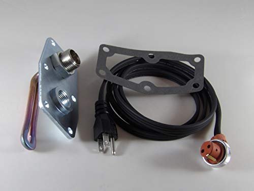 Engine Heater Kit For Versatile Tractors 835 W Cummins Nt855c Eng Having One Hose Connection 1 2 Npt To Rear Plate
