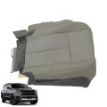 Gray Seat Cover Driver Bottom Top Leather Replacement For Expedition 2007-2015 