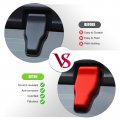 Cherocar For Jeep Jl Rear Tail Door Window Hinge Rain Wiper Nozzle Decorative Cover Trim 2018-2021 Wrangler Jlu Red