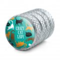 Crazy Cat Lady Teal Orange Black Brown Tire Rim Wheel Aluminum Valve Stem Caps